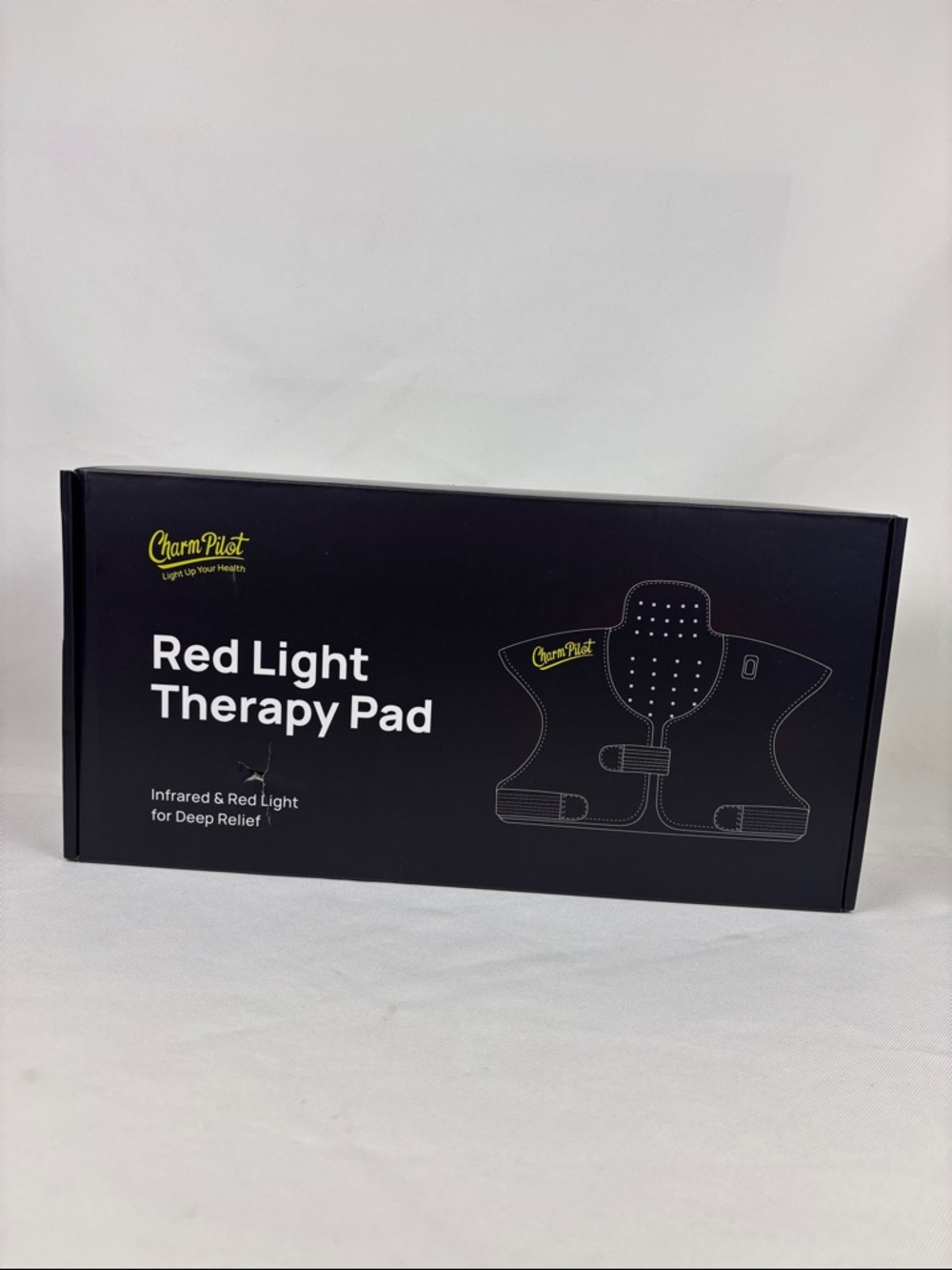 Charm Pilot Red Light Therapy Pad Shoulder & Neck Infrared Light for Pain Relief